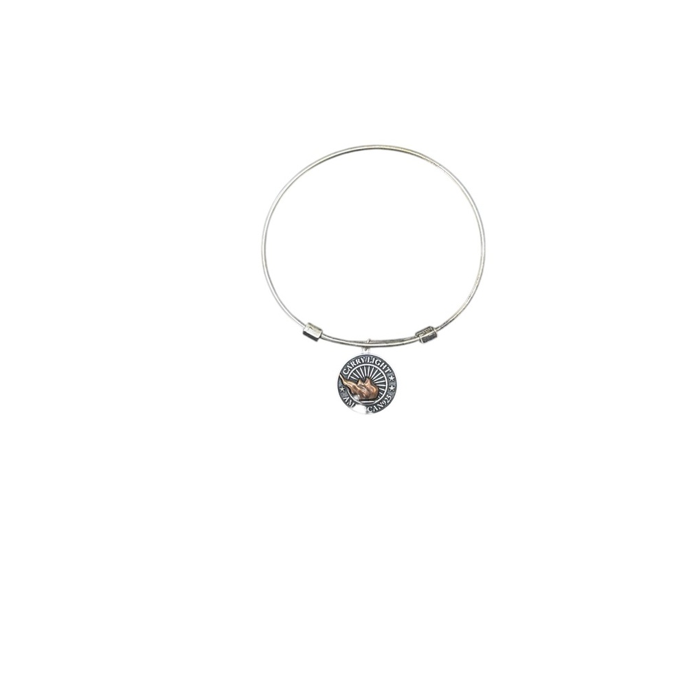 Alex and Ani Silver Adjustable Charm Bracelet